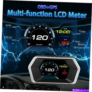 ^R[^[ obd2 hud gpswbhAbvfBXvC^R[^[ICN[gx^[{u[XgfBXvC OBD2 HUD GPS Head Up Display Tachometer Oil Coolant Temp Turbo Boost Display