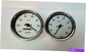 ^R[^[ X~XvJ100 mmA`NbNXs[h[^[140 kmph +^R[^[NbN Smiths Replica 100 mm Anti Clock Speedometer 140 kmph + Tachometer clock wise Wh