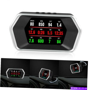 ^R[^[ obd2 hud gpswbhAbvfBXvC^R[^[ICN[gx^[{u[XgfBXvC OBD2 HUD GPS Head Up Display Tachometer Oil Coolant Temp Turbo Boost Display