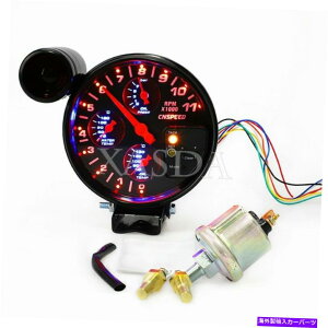 ^R[^[ 4IN1 5 "J[^R[^[RPMQ[WfW^ICxXA* 4In1 5" Car Tachometer RPM & Water Temperature Gauge Digital Oil Temperature xa*