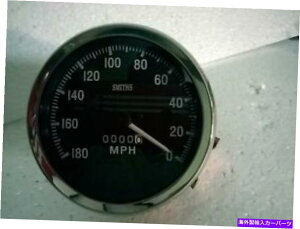 ^R[^[ 100 mmxvX~XvJubNtFCX100 mm dia m18x1.5Xbh180 mph 100 mm Speedometer Smiths replica Black Face 100 mm dia M18X1.5 thread 180 MPH