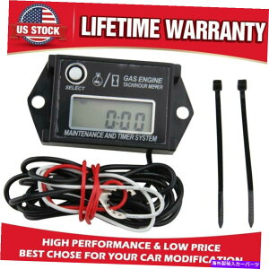 ^R[^[ ^KXXp[NGW[^[ubNpJ[{[fW^A[[^[ /^R[^[ CarBole Digital Hour Meter / Tachometer for Small Gas Spark Engine Motor Black