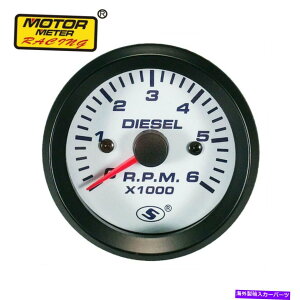 ^R[^[ fB[[GWp_bV52 mmjo[T^R[^[I^l[^[p6000 rpm 52 mm Universal Tachometer In Dash For Diesel Engine 6000 RPM For Alternator