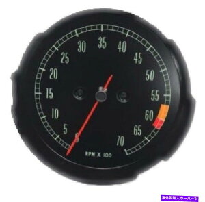 �^�R���[�^�[ 1965-1967�R���x�b�g�^�R���[�^�[ - �d�q�ϊ�-6000rpm���b�h���C�� - �V���� 1965-1967 Corvette Tachometer - Electronic Conversion - 6000RPM Redline - New�y���s�A���i�z