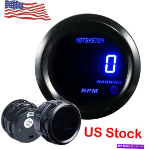 ^R[^[ zbgVXeJ[2 "u[fW^LED 0-9999 RPM^R[^[^`Q[WUS[J HOTSYSTEM Car 2" Blue Digital LED 0-9999 RPM Tachometer Tacho Gauge US Local