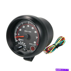 ^R[^[ V3.75 "jo[TJ[^R[^[Q[W8000 rpmLEDVtgCg12V New 3.75" Universal Car Tachometer Gauge 8000 RPM High Speed LED Shift Light 12V