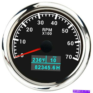 ^R[^[ h3IN1 85mm^R[^[Q[W0-7000 RPM Waterproof 3in1 85mm Tachometer Gauge Water Temp Oil Pressure 0-7000 RPM for Car