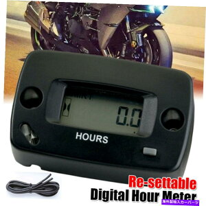 ^R[^[ }nXYLz_ATV̂߂̍Đݒ\ȖhfW^A[[^[ Re-Settable Waterproof Digital Hour Meter For YAMAHA KAWASAKI SUZUKI HONDA ATV