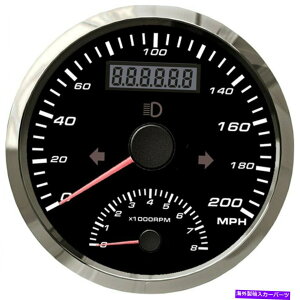 �^�R���[�^�[ ���j�o�[�T��85mm gps���x�v200km/h 8000rpm�J�[�{�[�g�̃^�R���[�^�[ATV UTV Universal 85mm GPS Speedometer 200Km/h 8000RPM Tachometer For Car Boat ATV UTV�y���s�A���i�z