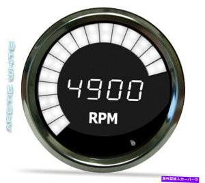 ^R[^[ Intellitronix MS9001W LEDfW^/o[Ot^R[^[3 3/8 "NzCg Intellitronix MS9001W LED Digital/Bargraph Memory Tachometer 3 3/8" Chrome White