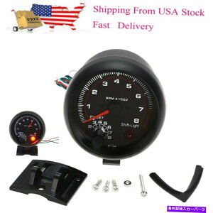 ^R[^[ 12V 3.75C`J[^R[^[^`Q[W[^[0-8000 rpmVtgCgLEDt 12V 3.75 Inch Car Tachometer Tacho Gauge Meter 0-8000 Rpm With Shift Light Led