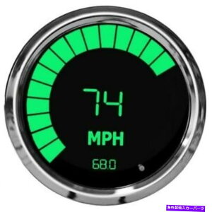 �^�R���[�^�[ Intellitronx MS9250G�X�s�[�h���[�^�[/�^�R���[�^�[�R���{�N���[���g�����O���[���V���� Intellitronx MS9250G Speedometer/Tachometer Combo in Chrome Trim Green NEW�y���s�A���i�z