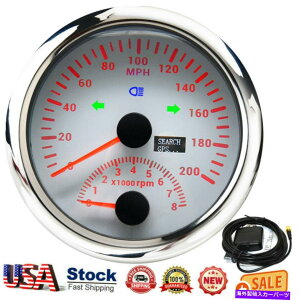 ^R[^[ 85mm{[gGPSxv0-200mph̃^R[^[0-8000rpm for car boat us 85mm Boat GPS GPS Speedometer 0-200MPH With Tachometer 0-8000RPM for Car Boat US
