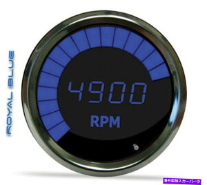 ^R[^[ Intellitronix MS9001B LEDfW^/o[Ot^R[^[3 3/8 "Nu[ Intellitronix MS9001B LED Digital/Bargraph Memory Tachometer 3 3/8" Chrome Blue