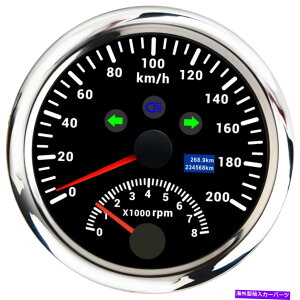 ^R[^[ 85mmfW^J[gbN{[gGPSXs[h[^[Q[W0-200km/h^R[^[0-8000rpm 85mm Digital Car Truck Boat GPS Speedometer Gauge 0-200Km/H Tachometer 0-8000RPM