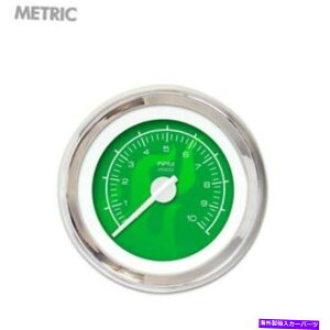 ^R[^[ ^R[^[Q[W - S[Xgt[GNA_ȐjANgO Tachometer Gauge - Ghost Flame Gn, White Modern Needles, Chrome Trim Rings