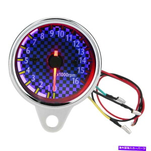 ^R[^[ DC 12Vjo[TI[goCLEDfBXvC^R[^[dq^bN[^[Q[W DC 12V Universal Motorcycle LED Display Tachometer Electronic Tach Meter Gauge