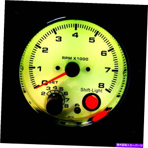 ^R[^[ 3.75 "95mmzCgtFCXI[gJ[^R[^[VtgCgt0-8000RPM 3.75" 95mm White Face Auto Car Tachometer Gauge with Shift Light 0-8000RPM