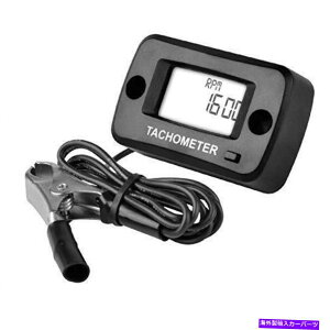 ^R[^[ Jayron LCDfW^K\U^R[^[ԌvQ[Wh... Jayron LCD Digital Gasoline Inductive Tachometer Hour Meter Gauge Waterproof ...
