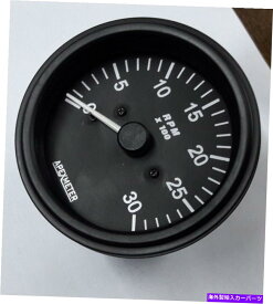 タコメーター タコメーター0-3000 rpmは磁気ピックアップセンサーブラックベゼル +24Vで動作します Tachometer 0-3000 RPM Works on Magnetic Pickup sensor Black Bezel +24V new