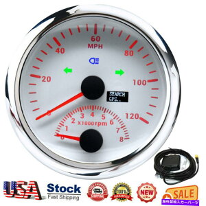^R[^[ 85mmfW^GPSXs[h[^[Q[W0-120mphŃ^R[^[0-8000rpmč 85mm Digital GPS Speedometer Gauge 0-120MPH with Tachometer 0-8000RPM US STOCK
