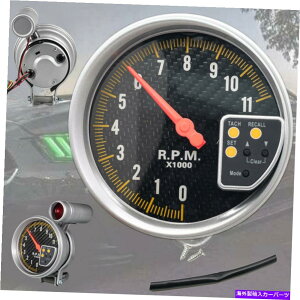 ^R[^[ 5 "J[{t@Co[^R[^[11k rpm^bNQ[W + 4 6 8V_[̃VtgCg 5" Carbon Fiber Tachometer 11K Rpm Tach Gauge + Shift Light For 4 6 8 Cylinders