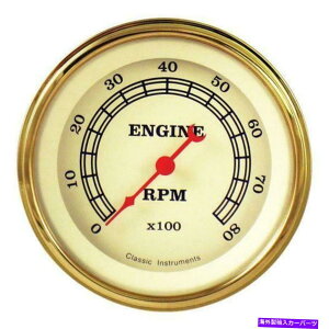 ^R[^[ NVbNCXgDgVT80GLFre[WV[Y^R[^[ Classic Instruments VT80GLF Vintage Series Tachometer
