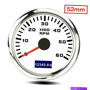 タコメーター Car Auto 2 "52mm Digital Red LED Tachoタコメーターゲージ0-6000 rpm防水 Car Auto 2" 52mm Digital Red LED Tacho Tachometer Gauge 0-6000 RPM Waterproof