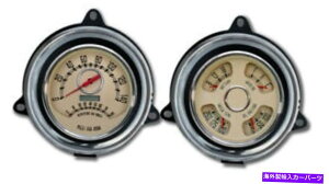 ^R[^[ New Vintage USA Woodward 2 GA Speedo/Tach Quad 240 Fuel 1954 Chevy/GMC Beige ' NEW Vintage USA WOODWARD 2 GA Speedo/TACH QUAD 240 FUEL 1954 CHEVY/GMC BEIGE'