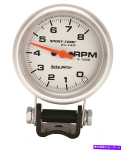 ^R[^[ I[g[^[3707X|[cRvVo[^R[^[Q[W2 5/8 "80000RPM Auto Meter 3707 Sport-Comp Silver Tachometer Gauge 2 5/8" 80000RPM