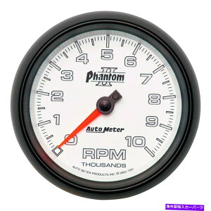�^�R���[�^�[ Auto Meter Phantom II�V���[�Y3-3/8 �C���_�b�V���^�R���[�^�[�Q�[�W�A0-10,000 rpm Auto Meter Phantom II Series 3-3/8 In-Dash Tachometer Gauge, 0-10,000 RPM�y���s�A���i�z
