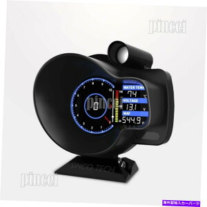 タコメーター do916 obd2ヘッドアップディスプレイ電圧水温速度ゲージ走行距離計タコメーター DO916 OBD2 Head-up Display Voltage Water Temp Speed Gauge Odometer Tachometer