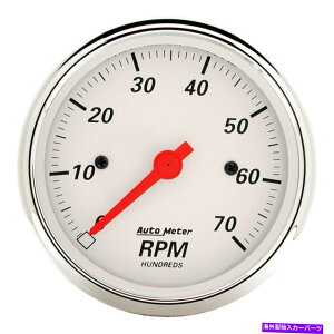 ^R[^[ I[g[^[kɃzCgV[Y3-1/8 "C_bV^R[^[Q[WA0-7,000 rpm Auto Meter Arctic White Series 3-1/8" In-Dash Tachometer Gauge, 0-7,000 RPM
