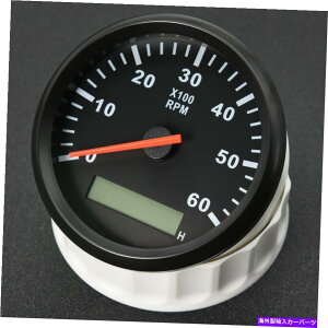 ^R[^[ 85mm}^R[^[{[gQ[WfW^A[[^[0-6000 rpmjo[T 85mm Marine Tachometer Boat Gauge Digital Hourmeter 0-6000 RPM Universal