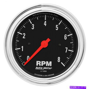^R[^[ 2499]̃NC_bVdC^bNB 3 3/8 "8000 rpm Autometer 2499 Traditional Chrome In-Dash Electric Tach. 3 3/8" 8000 Rpm
