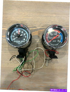 ^R[^[ X[p[v^R[^[0-8000 rpm^󈳗͌vubN2.75 " Super Pro Competition Tachometer 0-8000 RPM & Vacuum Pressure Gauges Black 2.75"