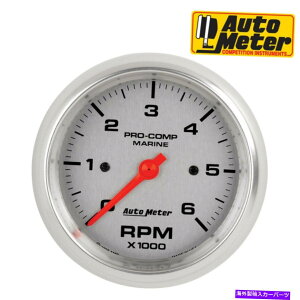 ^R[^[ Autometer 200752-33}Vo[^R[^[Vo[AiOQ[WGARA6K RPM AutoMeter 200752-33 Marine Silver Tachometer Silver Analog Gauge Air-Core 6k RPM