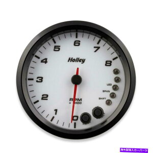 ^R[^[ Holley 26-616WAiOX^C̃^R[^[AA0-8KA4-1/2C` Holley 26-616W Analog-Style Tachometer, White, 0-8k, 4-1/2 Inch