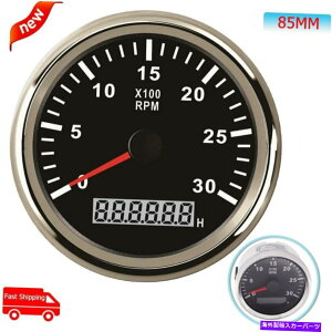 ^R[^[ 85mm}fW^^R[^[3000rpmԃ{[gp̎ԃ[^[tfB[[GW 85mm Marine Digital Tachometer 3000RPM Diesel Engine With Hourmeter For Car Boat