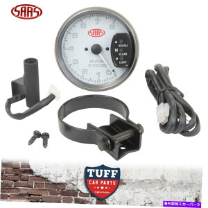 ^R[^[ Saas Tacho Gauge Electric White Face 95mm}`J[^R[^[ +tBbeBOLbg SAAS Tacho Gauge Electric White Face 95mm Multi Colour Tachometer + Fitting Kit