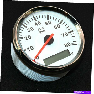 タコメーター 85mm車マリンデジタルタコメーター0-8000RPMボートゲージREVカウンターw/ hourmeter 85mm Car Marine Digital Tachometer 0-8000RPM Boat Gauge Rev Counter W/ Hourmeter
