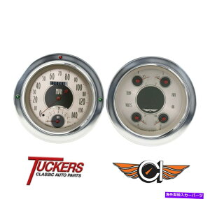 ^R[^[ 1954-55V{[gbNI[AJjbPQ[WTACHNVbNCXccCT54AN62 1954-55 Chevy Truck All American Nickel Gauges Tach Classic Instruments CT54AN62