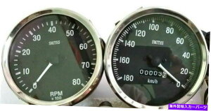 ^R[^[ X~XvJ100mm rpm + 180-0kmhspeedoA`NbNƃ^R[^[NbNCYBC Smiths Replica 100mm RPM + 180-0KMHSpeedo anticlock with Tachometer clockwise BC