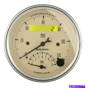 ^R[^[ I[g[^[1881Q[W^bN/Xs[h3 3/8 "120mph/8k rpmelecBprogramBantqbeige Auto Meter 1881 Gauge Tach/Speedo 3 3/8" 120Mph/8K Rpm Elec. Program. Antq Beige