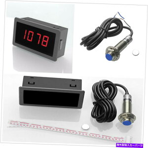 ^R[^[ 8-24V4fW^bhLED^R[^[RPMXs[h[^[{NPNz[̋ߐ 8-24V Car 4 Digital Red LED Tachometer RPM Speed Meter{NPN Hall Proximity