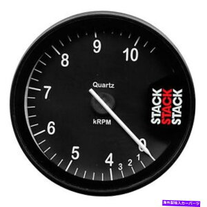 ^R[^[ X^bNST200 80mmNu}^R[^[A_CtFCX - 0-4-10500 rpm Stack ST200 80mm Clubman Tachometer With Black Dial Face - 0-4-10500 Rpm