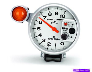 ^R[^[ I[g[^[3911X|[cRvVo[^R[^[Q[W5 "10000rpm w/VtgCg Auto Meter 3911 Sport-Comp Silver Tachometer Gauge 5" 10000RPM w/ Shift Light