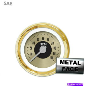 ^R[^[ ^bNQ[W - AJNVbNS[hVIIAVo[_j[hAS[hgO Tach Gauge - American Classic Gold VII, Silver Modern Needles, Gold Trim Rings