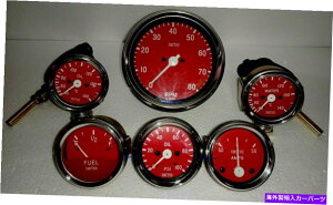 �^�R���[�^�[ Smiths Kit 52mm Temp+Oil Temp+Oil Psi+Fuel+Amp+Tachometer 100 mm Red Smiths Kit 52mm Temp+Oil Temp+ Oil psi+Fuel+amp+ Tachometer 100 MM red�y���s�A���i�z