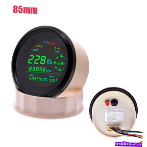 タコメーター 85mm LCD GPSスピードメーターW/タコメーター速度ゲージオーバースピードアラームRPMユニバーサル 85mm LCD GPS Speedometer w/ Tachometer Speed Gauge OverSpeed Alarm RPM Universal